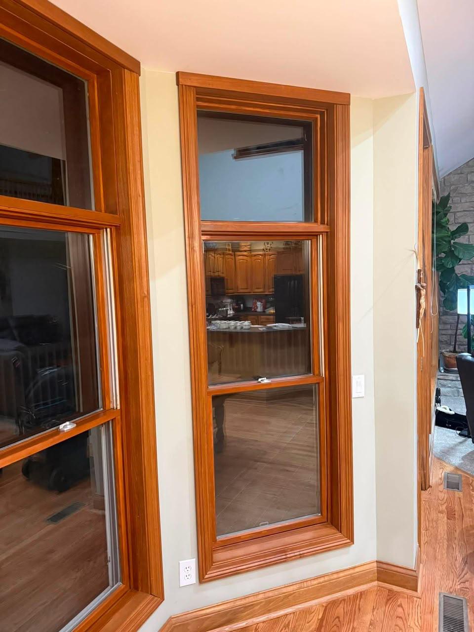 Bay window trim project